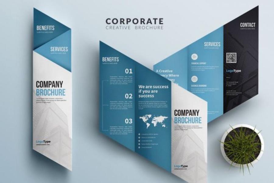 Selection of beautiful and impressive brochure templates for designers